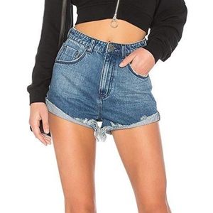 BNWT One teaspoon high waisted bandit shorts 31